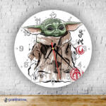 Time4Gift Baby Yoda (Grogu) kör alakú falióra