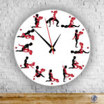 Time4Gift Pajzán kör alakú falióra