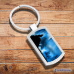 Time4Gift Farkas üvöltés fém kulcstartó