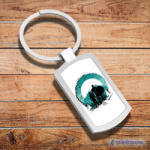 Time4Gift God of War Silhouette fém kulcstartó