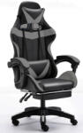 ForAll 7035 Scaun Gaming Din piele ecologică cu Suport pentru picioare Neagră (7035)