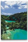  Festés számok szerint - Plitvice-tó - Horvátország Méret: 40x60cm, Keretezés: Műanyagtáblával