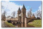  Festés számok szerint - de Haar kastély - Hollandia Méret: 40x60cm, Keretezés: Keret nélkül (csak a vászon)