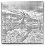  PontPöttyöző - Kranjska Gora - Szlovénia Méret: 50x50cm, Keretezés: Kartonlemezen, Szín: Piros