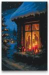  Festés számok szerint - A karácsony varázsa Méret: 40x60cm, Keretezés: Műanyagtáblával