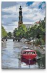  Festés számok szerint - Hajókirándulás, Amszterdam - Hollandia Méret: 40x60cm, Keretezés: Műanyagtáblával