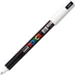 uni PC-1MR Marker 0, 7 mm 01 White 1 buc (60.1201)