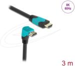 Delock 86993 HDMI kábel 3 M HDMI A-típus (Standard) Fekete, Kék (86993)