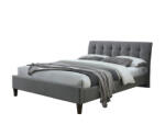  SAMARA 2 kárpitozott franciaágy 160x200 - szürke (HL94577)