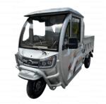 Evotools Triciclu Electric Cargo TRCB1500 - putere maxima 3800W, 72V/58Ah, autonomie 60 km, bena basculabila cu piston, 3+R, sarcina totala 776 kg, omologat pentru drum public (683274)