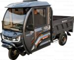 Evotools Triciclu Electric Cargo TRCB1500, Putere maxima 3800W, Viteza maxima 25 km/h, Autonomie 60 km in conditii optime, Baterie 72 V/58 Ah, Greutate admisa 776 kg (683361)