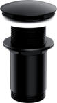 Omnires Ventil lavoar Click-Clack fara preaplin Omnires negru (A716BL)