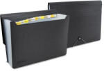 Rapesco Harmonikamappa, A4, PP, 13 rekeszes, RAPESCO "Germ-Savvy", matt fekete