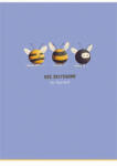 Shkolyaryk Publishing House Füzet, tűzött, A4, kockás, 40 lap, SHKOLYARYK, "Bee different", vegyes