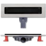 WIRQUIN Venisio Slim Black Touch Rigola dus extra-plata 500mm cu membrana antimiros. 5 ani garantie (30722864)