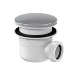 Slovarm Zuhanytálca-szifon, Ø90-es átmérőhöz, műanyag fedlap, króm 620924 (620924)