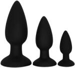 Guilty China Комплект анални разширители Butt Plug "OLIS BLACK" 3 броя
