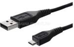 Gigapack Adatkábel (USB - microUSB, 80cm) FEKETE (GP-14732) (GP-14732)