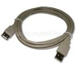 Gigapack USB adatkábel hosszabbító (USB - USB, 300cm) SZÜRKE (GP-20453) (GP-20453)