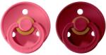 BIBS Colour Natural Rubber Size 2: 6+ months cumi Coral / Ruby 2 db