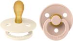 BIBS Colour Size 2: Symmetrical 6+ months cumi Ivory / Blush 2 db