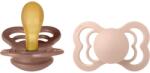 BIBS Supreme Natural Rubber Size 2: 6+ months cumi Woodchuck / Blush 2 db