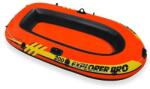 Intex Felfújható csónak 2 személyre, Intex, evezők nélkül, 1.96x1.02x0.33cm, narancs-fekete (JM1090261)
