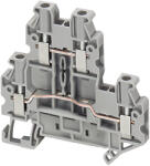 Schneider Electric Linergy TR terminals blocks - NSYTRV24D - Csavaros kétszintes átkötőkapocs 1x1 csatlakozás 5, 2 mm 2, 5 mm2 24A - es (NSYTRV24D)