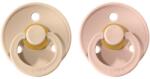 BIBS Colour Natural Rubber Size 1: 0+ months cumi Vanilla / Blush 2 db