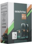 Gerovital Men ajándékkészlet: mentolos borotvahab, 200 ml + mentolos borotválkozás utáni krém, 100 ml + izzadásgátló dezodor, 150 ml