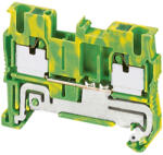Schneider Electric Linergy TR terminals blocks - NSYTRP22PE - Direkt rugós egyszintes földelőkapocs 1x1 csatlakozás 5, 2 mm 2, 5 mm2 zöld - sárga (NSYTRP22PE)