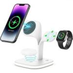 Boost YM-UD22 5-in-1 15W vezeték nélküli töltő adapter fehér (YM-UD22 WHITE) - aqua