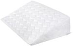 BellaTEX ék fejtámla varrással - 80 × 50 × 20 cm - fehér (7394)
