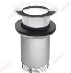 FERRO Polonia Ventil lavoar click-clack din alama 1 1/4" fara preaplin, crom (S283B)