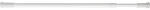 MSV Bară perdea de duș, aluminiu, 70-120 cm, Ø 21mm, alb (140094)