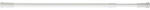 MSV Bară perdea de duș, aluminiu, 110-200 cm, Ø 21mm, alb (140095)
