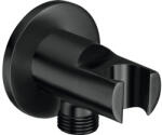 Roca Cot racord cu suport duș Round 1/2" brushed titanium black (A5B5250NM0)