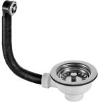 McAlpine Ventil chiuvetă 6/4 - ø114 mm cu preaplin (MCA.HC160-FS)