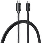 REMAX USB-C Kábel USB-C Remax Ladon, USB 4.0, RC-C039, 1 m, 240 W, 1 Fekete