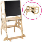 Tempo Montessori tanulótorony 3 az 1-ben táblával, természetes, MAGAN