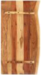 vidaXL Blat lavoar de baie, 100x52x3, 8 cm, lemn masiv de acacia (286322)