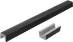 FAT Prag cabină duș drept din granixit 80 cm Galaxy Black (5180422)
