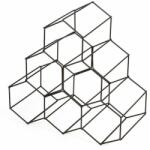 Compactor hatszögletű, 6 palack számára, matt acél, szürke (RAN8663)