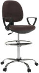 Tempo Magasított munkaszék, barna/fekete, TAMBER