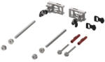 Tece Set ancorare pe perete rezervor incastrat, Tece 9380014, 2 bucati, re (9380014)