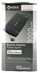 Ksix Powerbank 3000 mAh beépített lightning (KSIX BXBA3000IP)