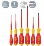 Wiha 6-részes SoftFinish electric slimFix csavarhúzó készlet, lapos, Pozidriv (36455)