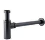 FDesign Sifon pentru lavoar FDesign Kleome cilindric negru mat (FDSFD7-203-22)