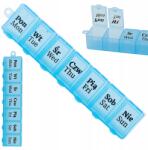 Verk Group Gyógyszertartó doboz heti gyógyszeres doboz étrend-kiegészítő rendszerező 7 nap (15850_N)