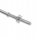 Rebel Griff enyhén törhető súlyzó acél króm menetes bilincs 120cm 25mm Rebel (RBA-2209)